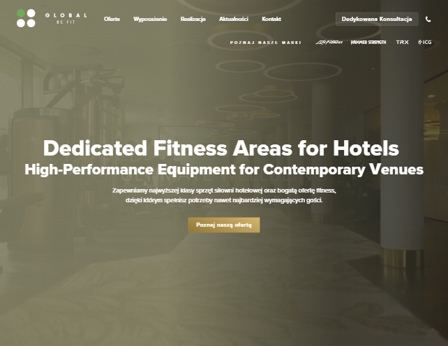 Global Be FIT - Landing Page